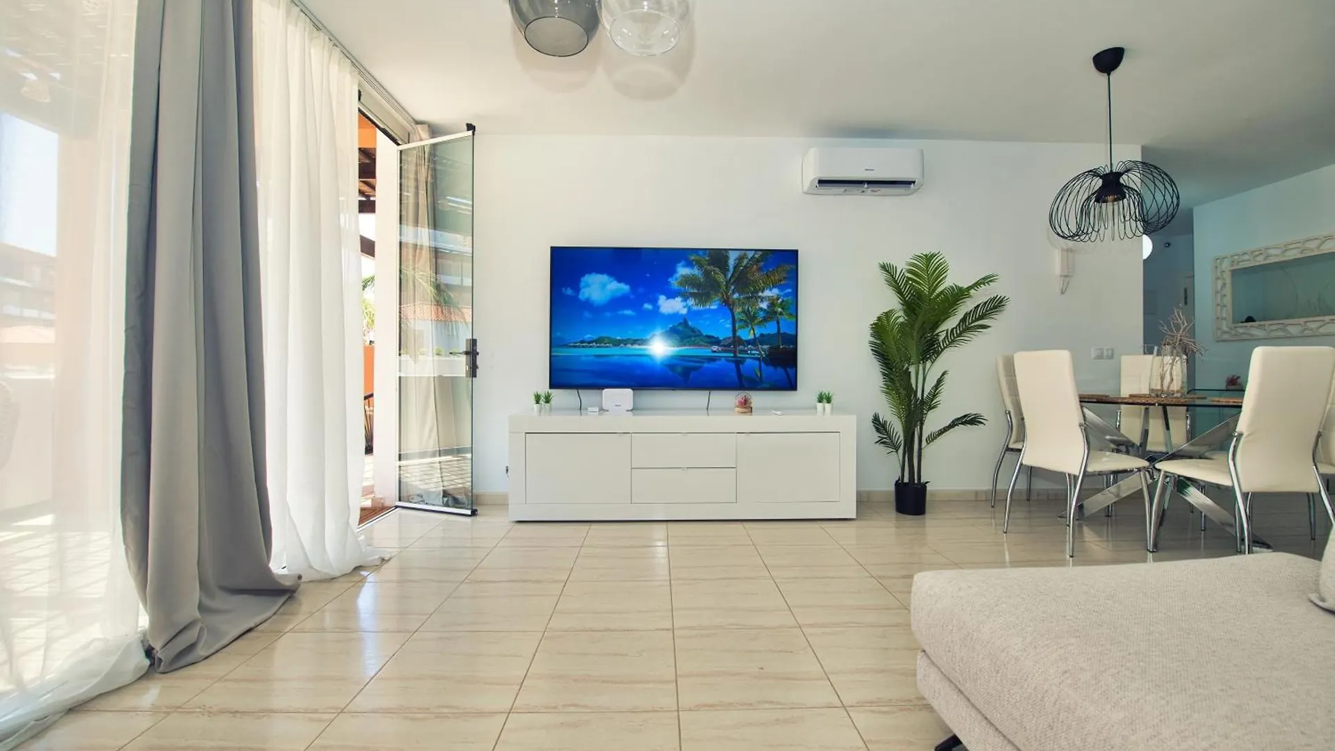 Ocean View Perfect Sunset Apartment, 4 Rooms 137M2, Wifi & Bbq San Miguel de Abona Lejlighed