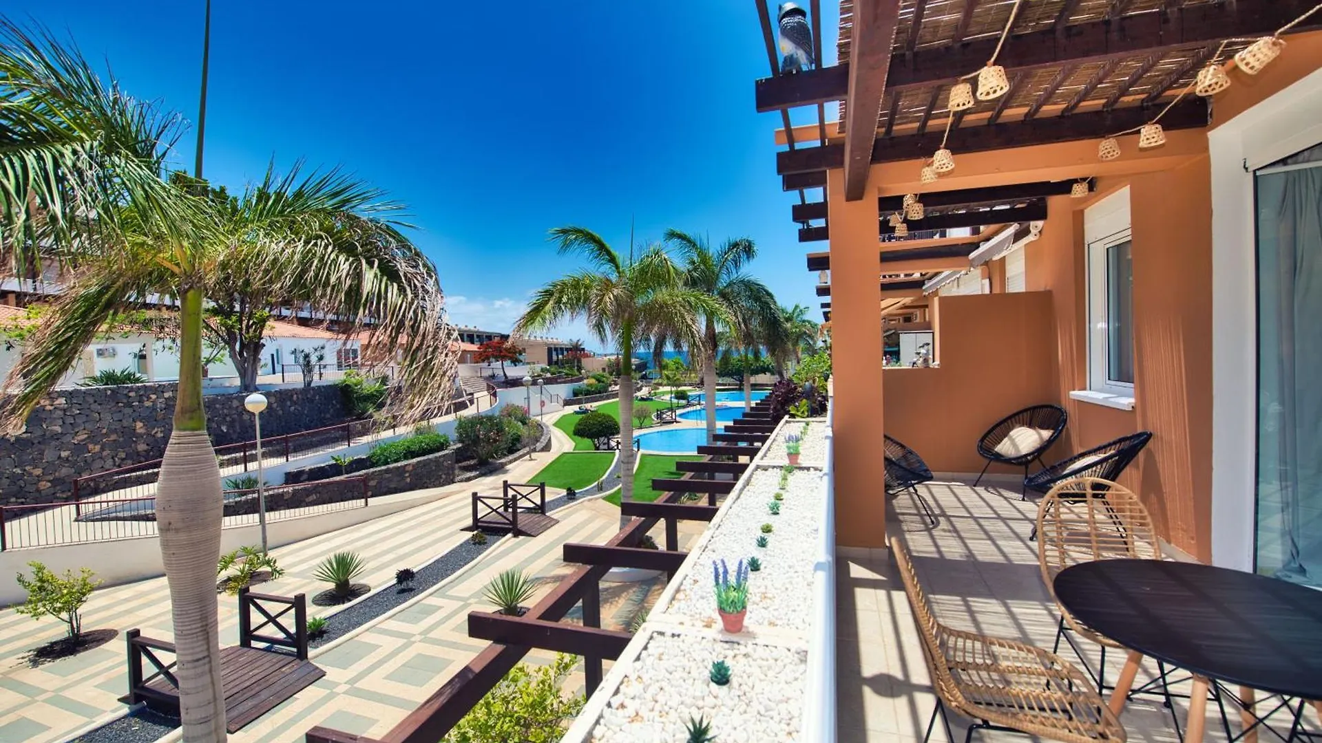 Lejlighed Ocean View Perfect Sunset Apartment, 4 Rooms 137M2, Wifi & Bbq San Miguel de Abona